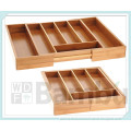 2014- NEWEST !!!Mao Bamboo Expandable Utility Drawer Organizer/ Cutlery Tray